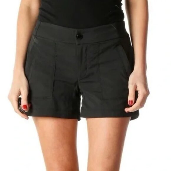Athleta Women's Trekkie Hiking Cargo Shorts Charcoal Gray Size 8 2028 - Picture 1 of 8